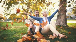 seniors enjoy fall